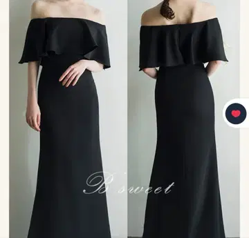 B'sweet 블랙 머메이드 드레스