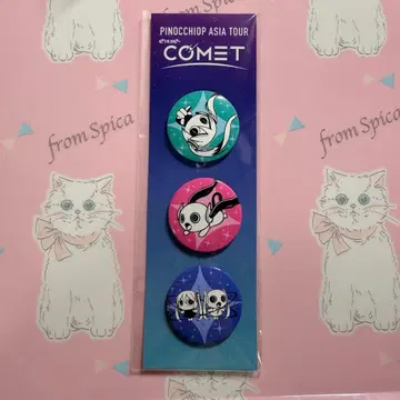 보컬로이드 피노키오피 캔뱃지 COMET