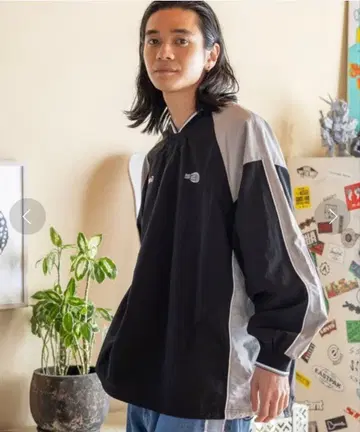 niko and 나일론 게임 셔츠 풀오버 L 사이즈 (블랙)