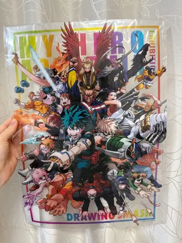 나의 히어로 아카데미아 원화전 A3 클리어 포스터