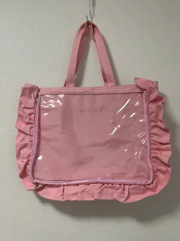 자카마트 A3 프릴 이타백 핑크