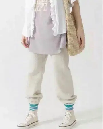 BEAMSBOY 프렌치 테리 이지 팬츠