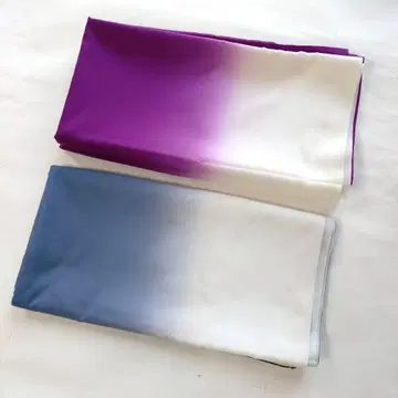 나일론 보자기 90cm 25개 (보라색 18개, 파랑 7개)