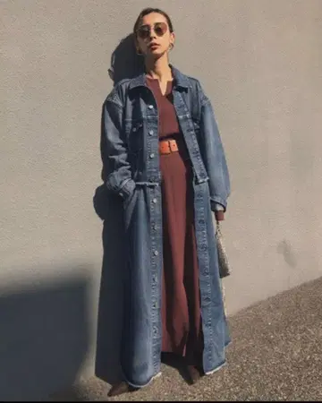AMERI 4WAY DENIM DRESS COAT