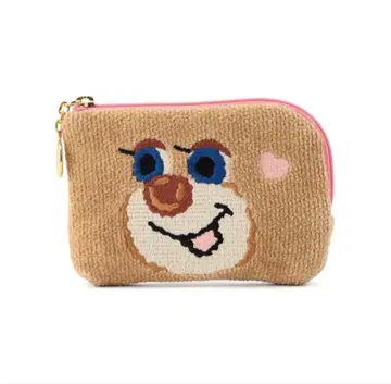 [ 미사용 새상품 ] 페이러 도업 테디걸 L자 파우치