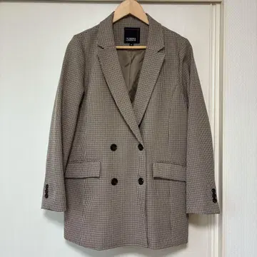 HK WORKS LONDON 체크 무늬 테일러드 자켓 LL 사이즈