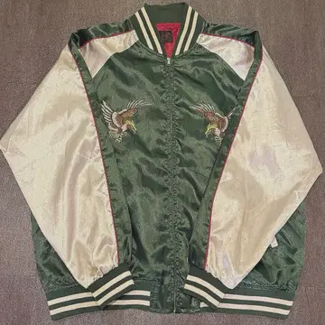 [일심여경] 독수리 자수 스카잔(다크 그린)