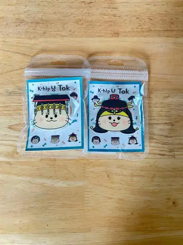 K-hip 냥 Tok 스마트폰 그립 2개 세트