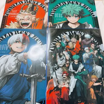 나의 히어로 아카데미아 최강 점프 클리어 파일 4종 세트