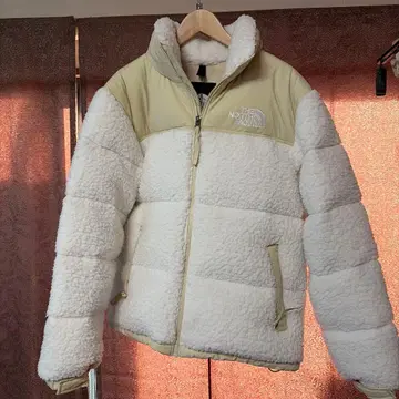 THE NORTH FACE 플리스 자켓 S 베이지 화이트