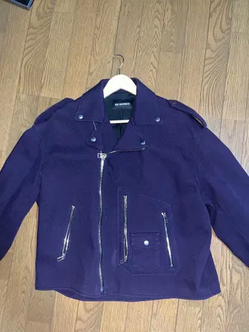 퍼플 싱글 라이더 자켓