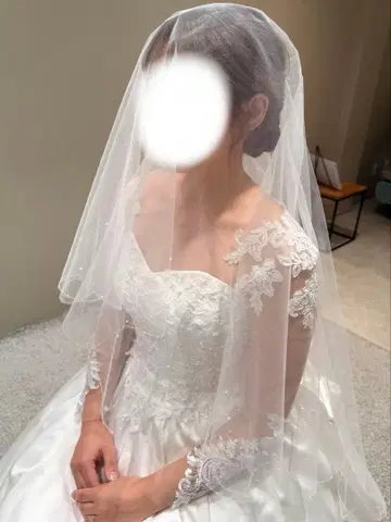 클라우디아 웨딩 베일 100cm