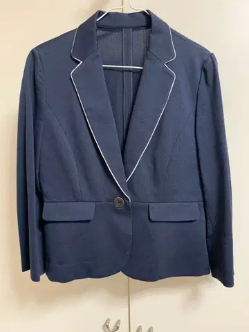 네이비 테일러드 자켓