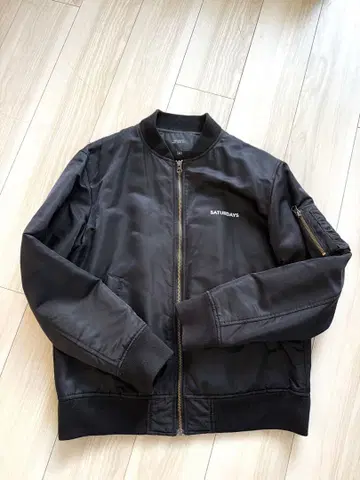 SATURDAYS SURF NYC 봄버 자켓 M 블랙 MA-1
