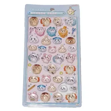 모자 꽁지 드롭 씰 치이카와 모두 포즈