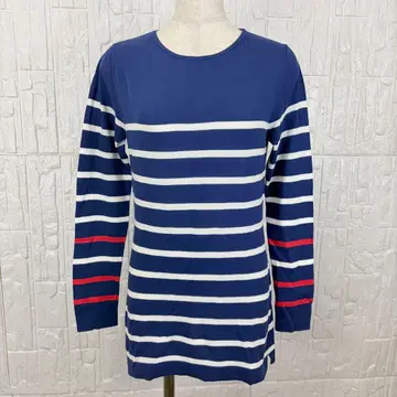 hbis 아쉬비스 보더 무늬 니트 면 소재 계절 불문 착용 [ f33 ]