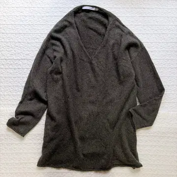 프레임워크 캐시미어 100% V넥 풀오버 보송보송 그레이