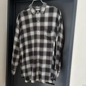 인기 완판템 BLURHMS Rayon Check Shirt 체크 셔츠