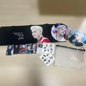GOT7 잭슨 슬로건 부채 포토카드 세트