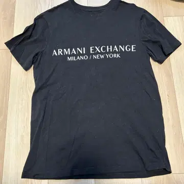 Armani Exchange 블랙 T셔츠 S