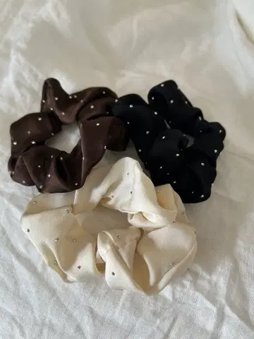 프랑스 슬랙스 스크런치 3개 세트