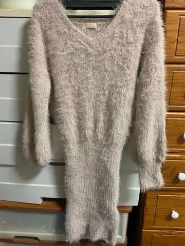 RESEXXY 샤기 니트 원피스