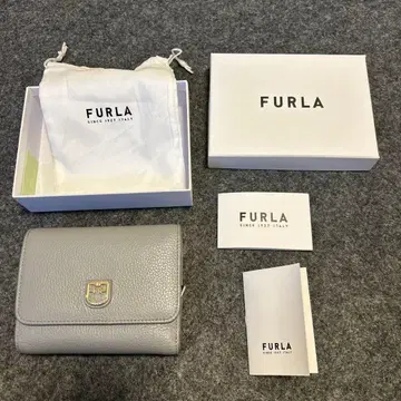 훌라 지갑 그레이 3단 폴더형 박스 포함