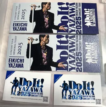 야자와 에이요시 라이브 생큐 카드 메모리얼 티켓 아이치현 국제 전시관