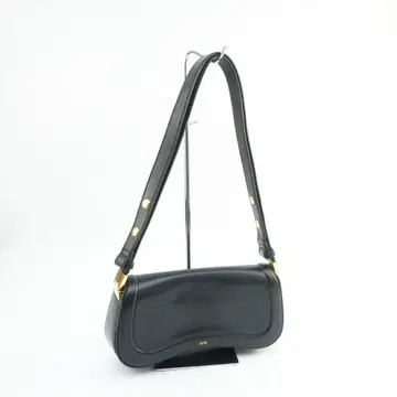 JW PEI JOY 숄더백 골드 금장 장식 가죽 블랙