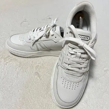 LACOSTE 화이트 스니커즈 컨디션 최상