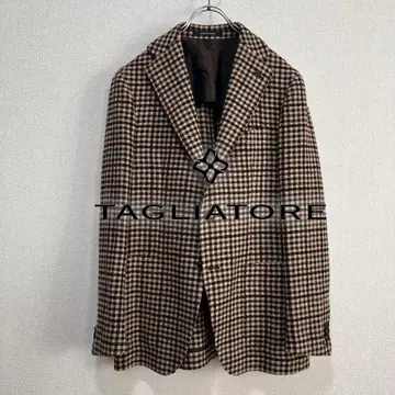[ 컨디션 최상 ] TAGLIATORE 테일러드 자켓 하운드 투스 46