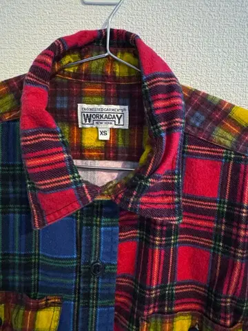 WORKADAY Engineered Garments 멀티 체크 XS