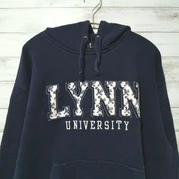 GEAR 자수 린 칼리지 후드티 네이비 USA 구제 의류