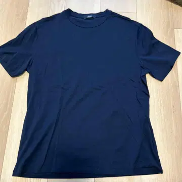 Herno 네이비 코튼 T셔츠