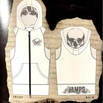 HYDE VAMPS 슬리브리스 후드티