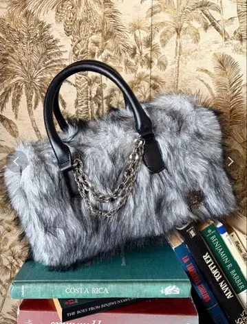 evris 인조 모피 보스턴 BAG