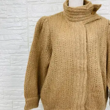 닥스 가디건 니트 M 카멜 럭셔리 고급 [ 2693-39 ]