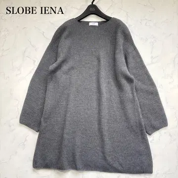 새상품급 슬로브 이에나 파인 울 니트 미니 원피스 23AW