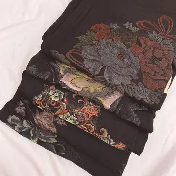 6471 블랙 겉옷 세트 리메이크 장미 모란 모던