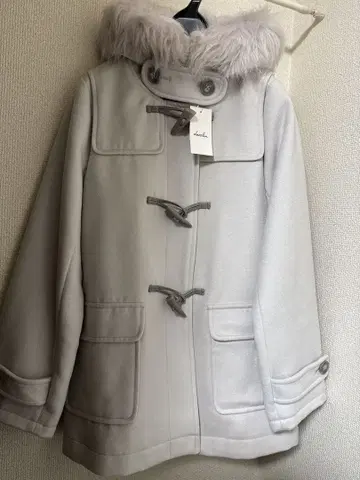 더플 코트 라이트 그레이 dazzlin 새상품