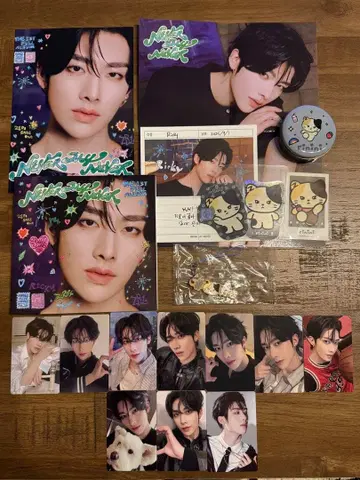 리키 트레이딩 카드 포스터 CD 리니니 스티커 캔 케이스 키링