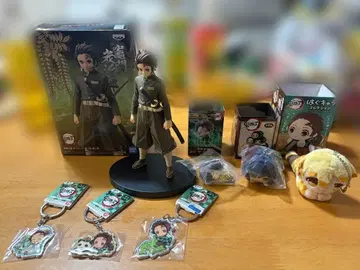 귀멸의 칼날 피규어 키링 봉제 인형 등 묶음 판매