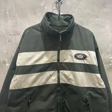 US 구제 의류 CHENERAL 리버서블 자켓 플리스 바 하버