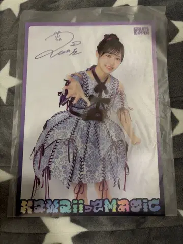 사인 포함 귀여운 매직 포스터 나카가와 루나