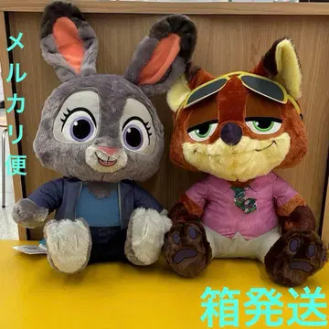 주토피아2 슈퍼 라지 봉제 인형 닉, 주디 2종 세트