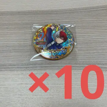 토도로키 쇼토 나의 히어로 아카데미아 홀로그램 캔뱃지 남코 10점