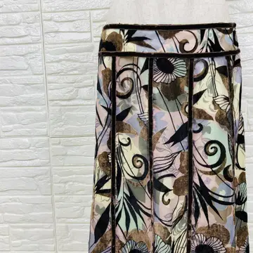 자유구 스커트 롱 스커트 XL 꽃무늬 올 패턴 [ 269429 ]