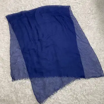 대형 숄 시스루 스카프 시어 스톨 파랑 블루 숄더 드레스 잡화