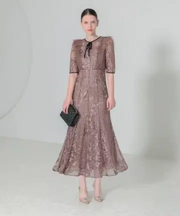 Leja 택 포함 새상품 드레스 자수 레이스 머메이드 결혼식 파티 등