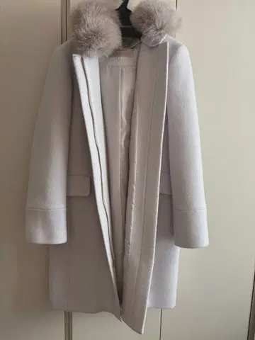 JUSGLITTY 퍼 롱 코트 사이즈 1